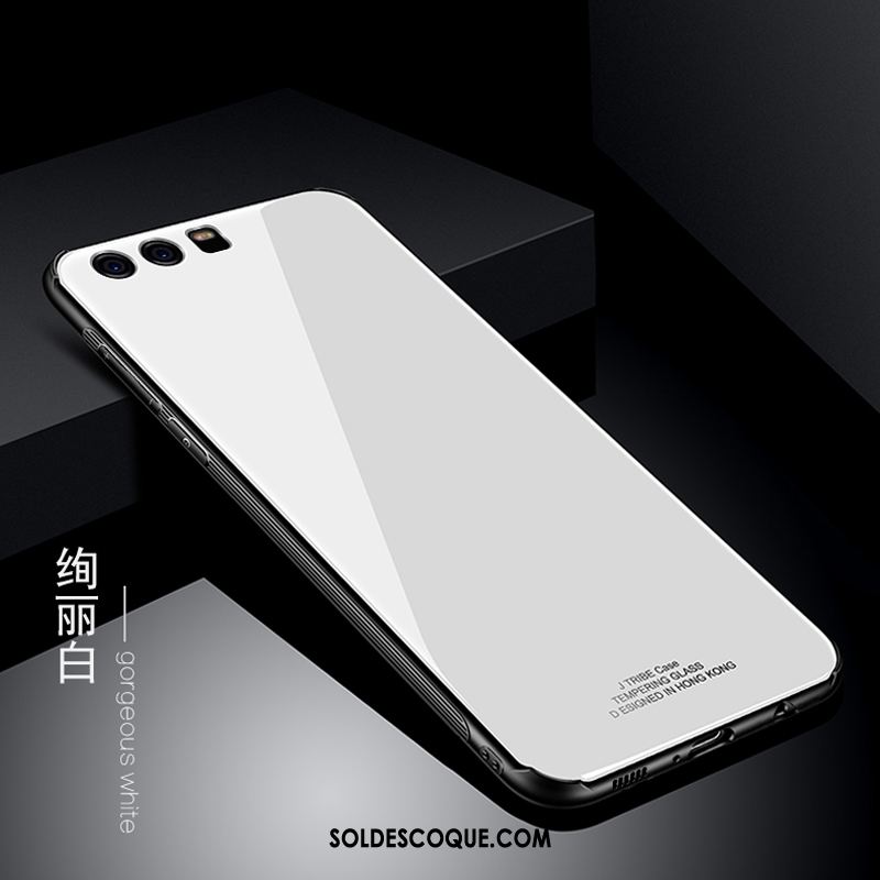 Coque Huawei P10 Téléphone Portable Étui Verre Blanc Incassable Pas Cher