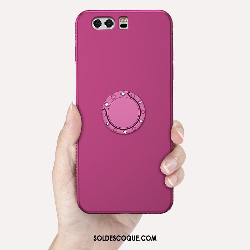 Coque Huawei P10 Violet Étui Magnétisme Luxe Anneau En Ligne