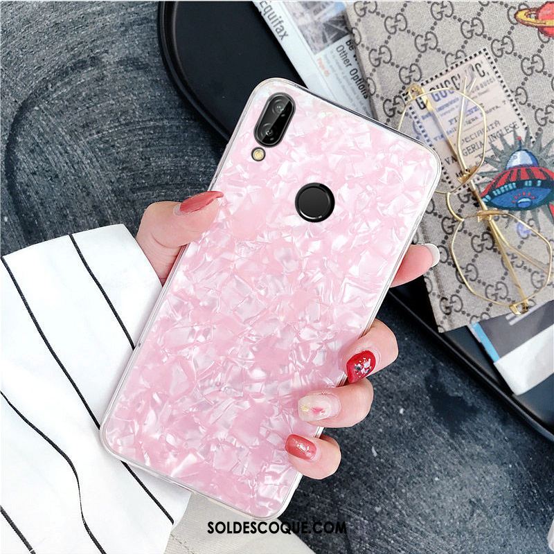 Coque Huawei P20 Lite Jeunesse Étui Rose Protection Support Pas Cher