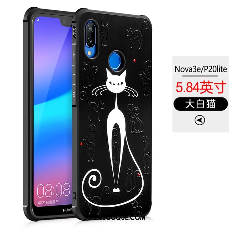 Coque Huawei P20 Lite Protection Étui Téléphone Portable Noir Tout Compris Soldes