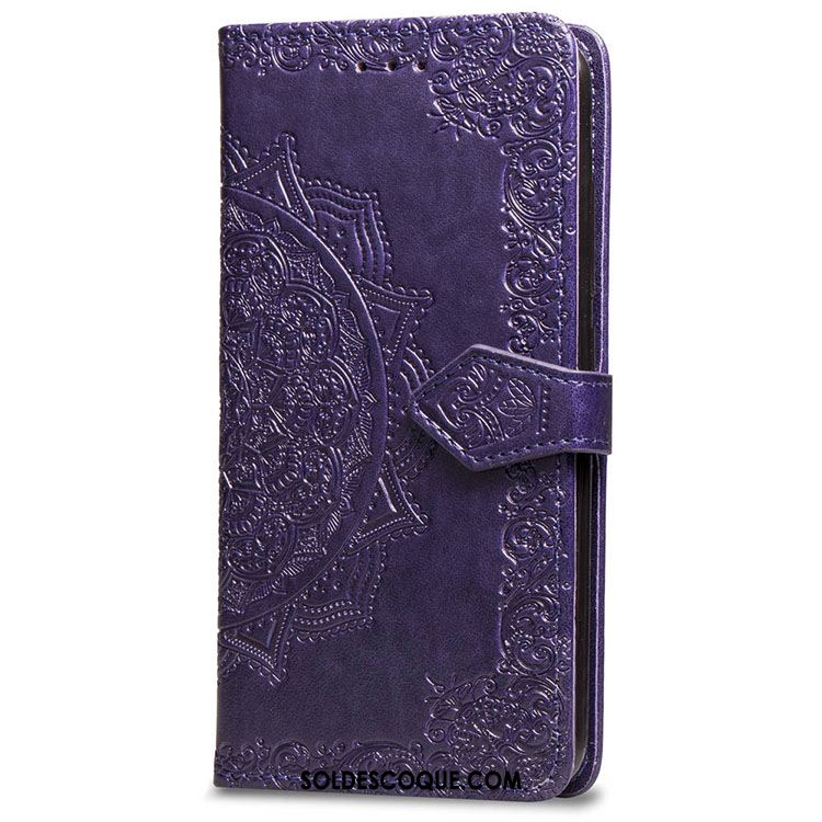 Coque Huawei P20 Lite Tout Compris Protection Étui En Cuir Téléphone Portable Violet France