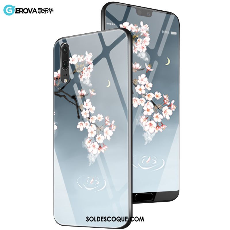 Coque Huawei P20 Pro Silicone Frais Créatif Tout Compris Net Rouge Housse En Ligne