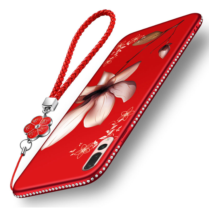 Coque Huawei P20 Pro Silicone Téléphone Portable Étui Protection Rouge Pas Cher