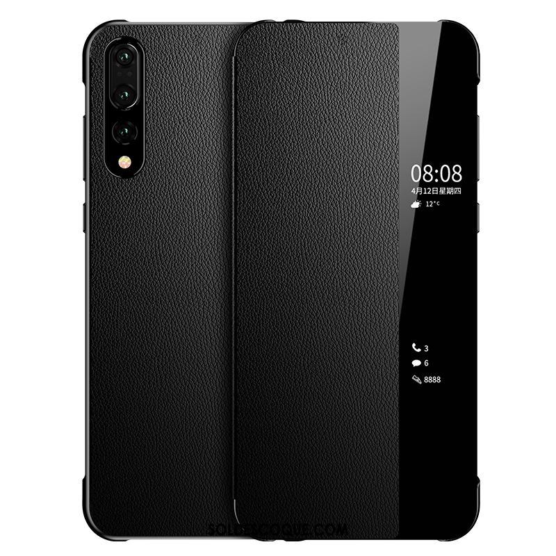 Coque Huawei P20 Pro Très Mince Créatif Incassable Clamshell Étui En Cuir Pas Cher