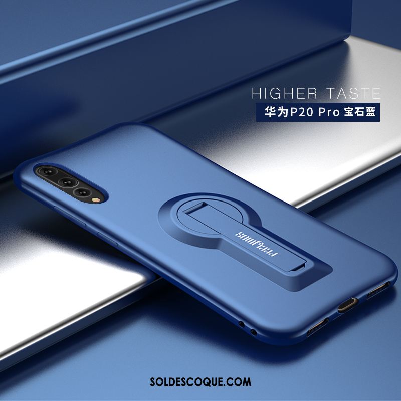 Coque Huawei P20 Pro Téléphone Portable Rouge Incassable Cou Suspendu Délavé En Daim En Ligne