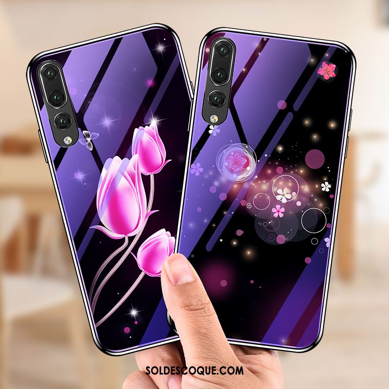 Coque Huawei P20 Pro Violet Mode Téléphone Portable Membrane Verre Trempé En Ligne