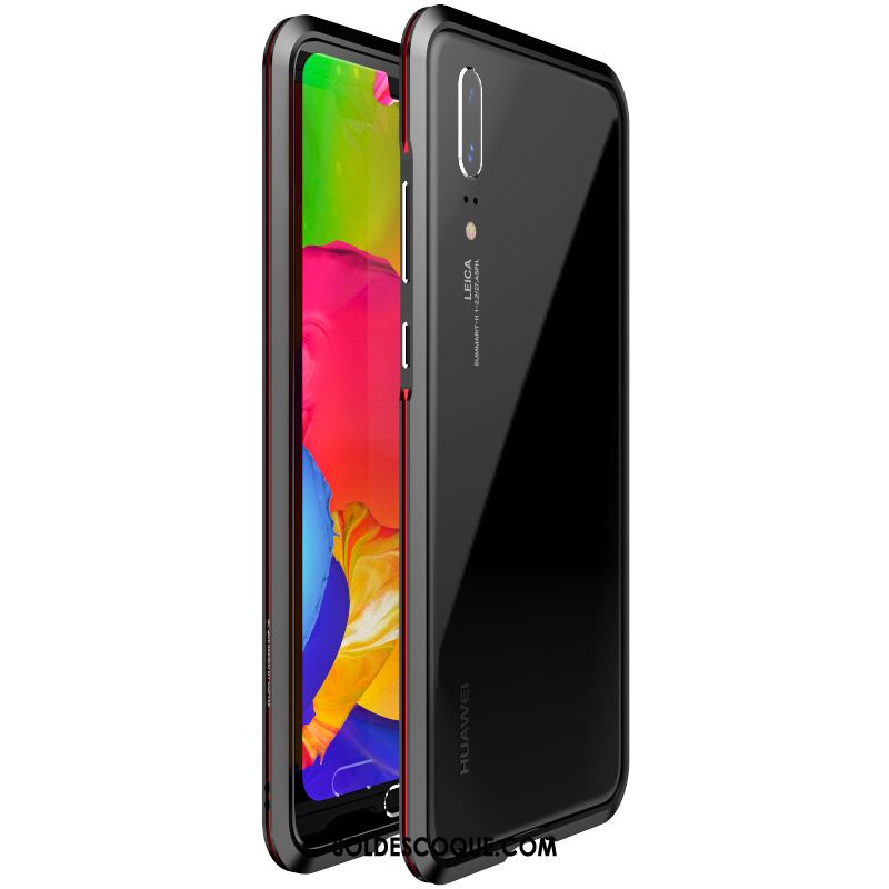 Coque Huawei P20 Protection Brillant Border Très Mince Marque De Tendance Housse En Vente