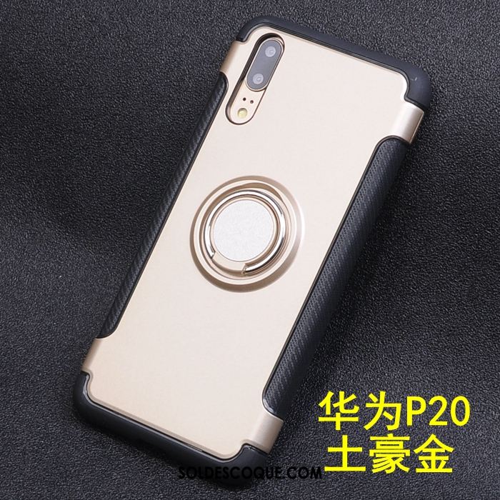 Coque Huawei P20 Étui Difficile Protection Or Tendance Pas Cher