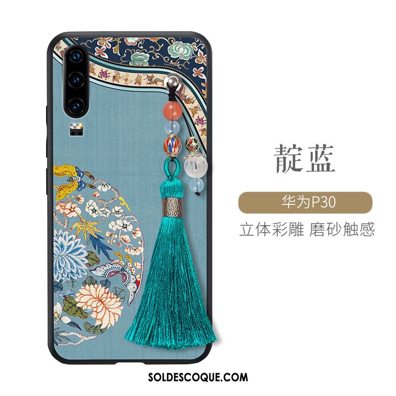 Coque Huawei P30 Incassable Très Mince Style Chinois Tout Compris Silicone En Vente