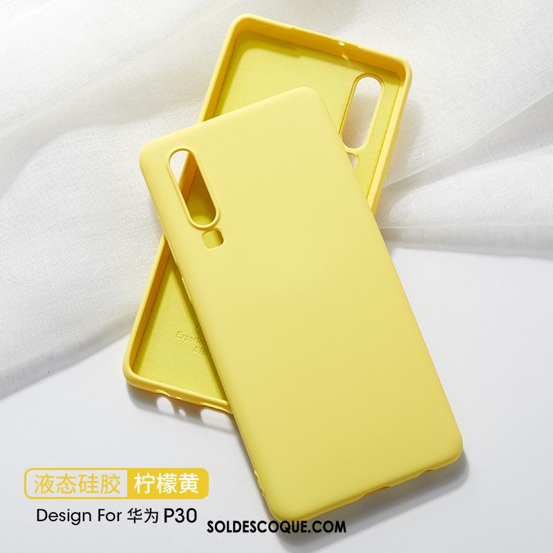 Coque Huawei P30 Jaune Coque En Silicone Incassable Légères Téléphone Portable France