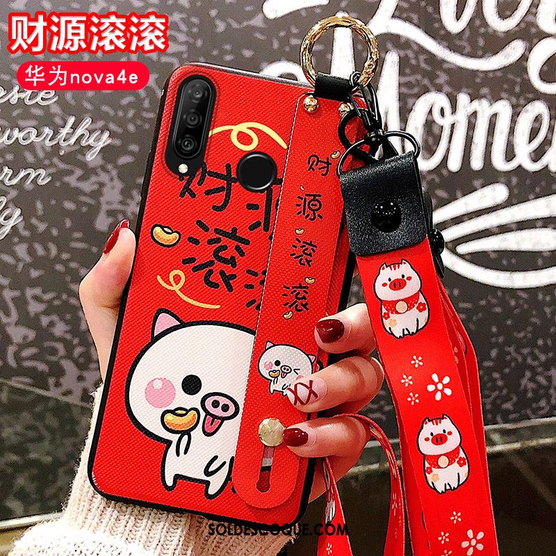 Coque Huawei P30 Lite Créatif Petit Nouveau Rouge Incassable En Vente