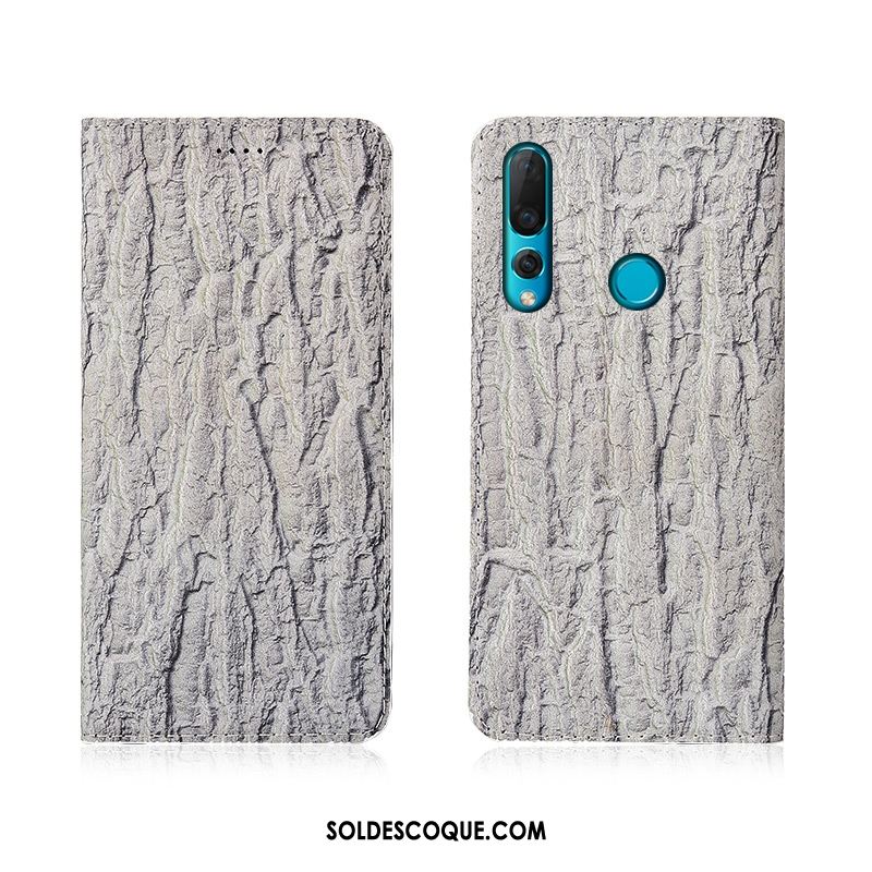 Coque Huawei P30 Lite Gris Silicone Cuir Véritable Incassable Protection En Ligne