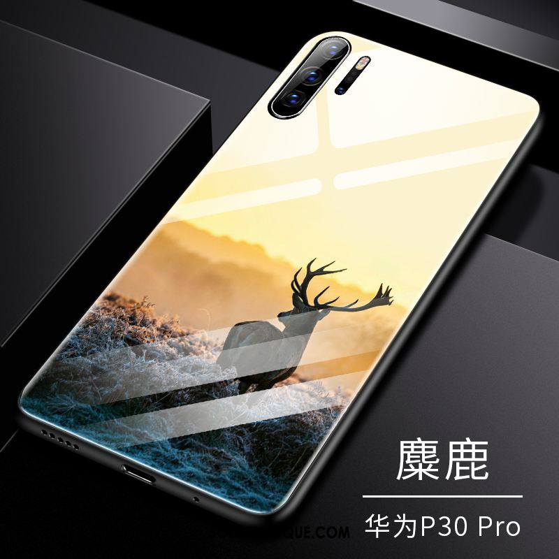 Coque Huawei P30 Pro Amoureux Personnalité Très Mince Nouveau Verre En Vente