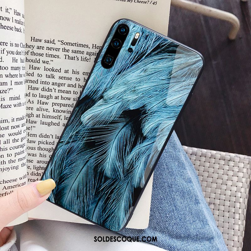 Coque Huawei P30 Pro Amoureux Vent Étui Téléphone Portable Clair Pas Cher