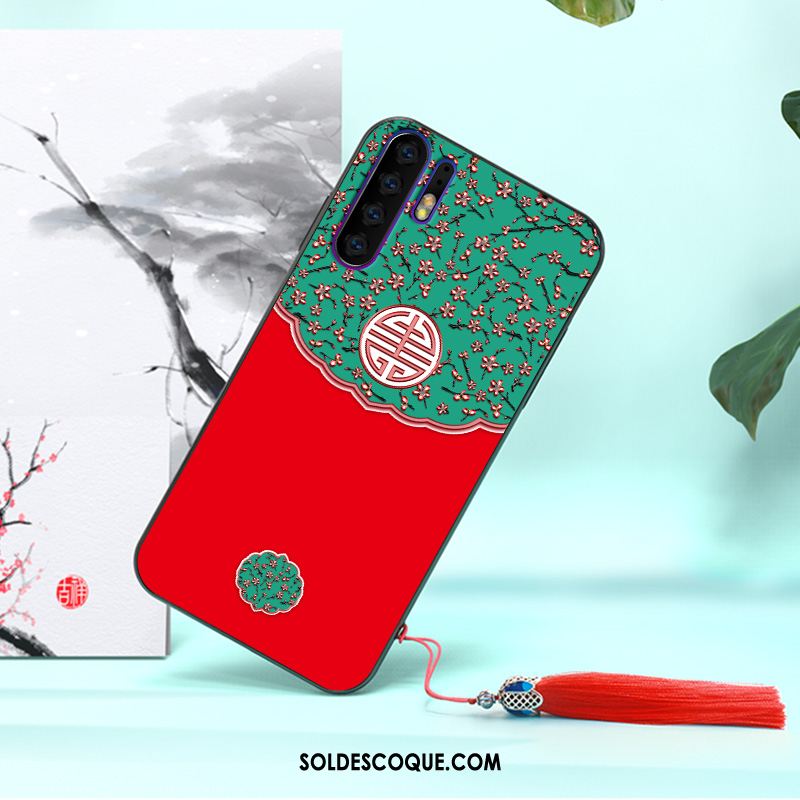 Coque Huawei P30 Pro Délavé En Daim Palais Personnalité Incassable Légères Housse Pas Cher