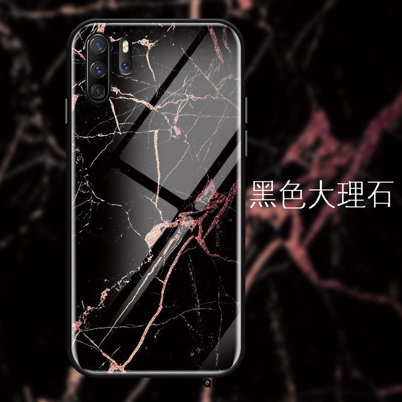 Coque Huawei P30 Pro Noir Créatif Simple Miroir Verre Housse En Vente