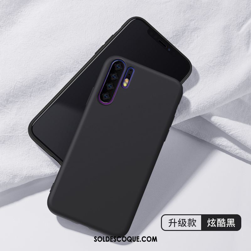 Coque Huawei P30 Pro Protection Fluide Doux Téléphone Portable Silicone Noir Housse En Vente