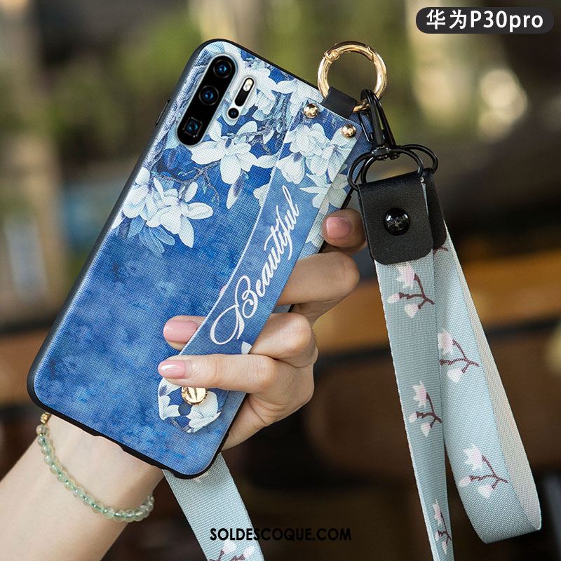 Coque Huawei P30 Pro Simple Étui Tout Compris Protection Bleu En Ligne