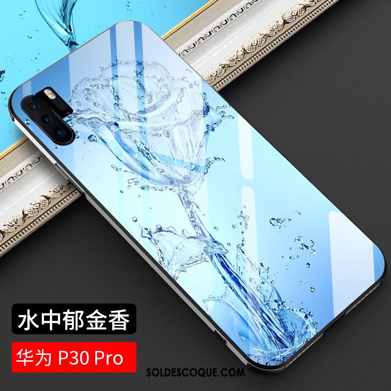 Coque Huawei P30 Pro Téléphone Portable Marque De Tendance Miroir Nouveau Luxe Housse En Ligne