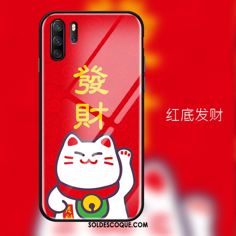 Coque Huawei P30 Pro Téléphone Portable Miroir Tout Compris De Fête Rouge Pas Cher