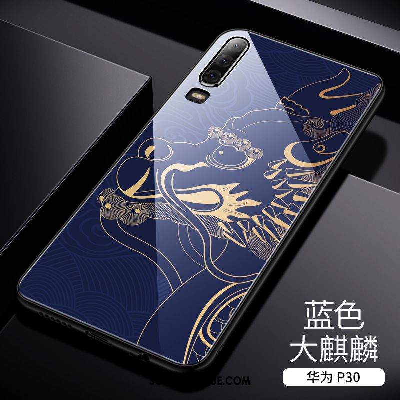 Coque Huawei P30 Protection Marque De Tendance Créatif Incassable Silicone En Vente