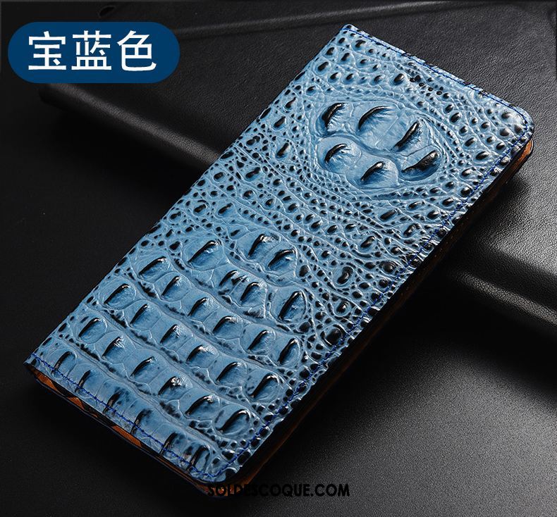 Coque Huawei P40 Lite Bleu Tout Compris Étui Étui En Cuir Protection Soldes