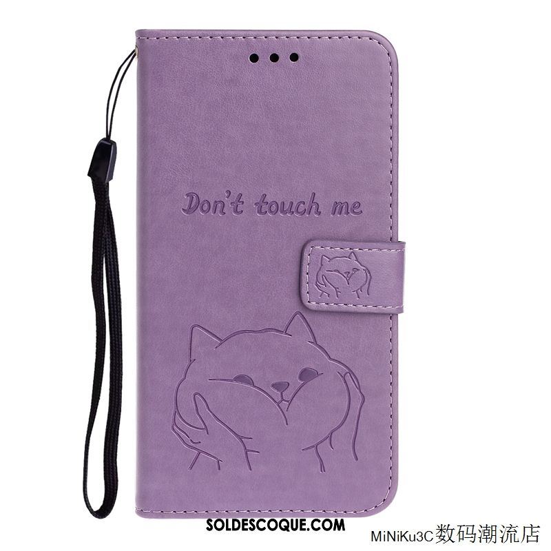 Coque Huawei P40 Lite Étui En Cuir Tout Compris Violet Charmant Silicone En Vente