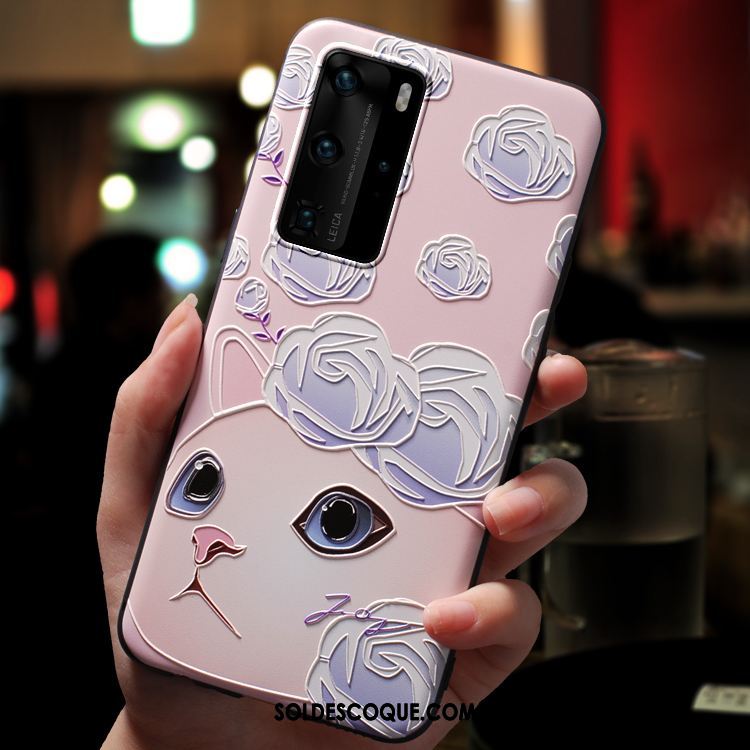 Coque Huawei P40 Pro Nouveau Net Rouge Dessin Animé Tout Compris Téléphone Portable Pas Cher