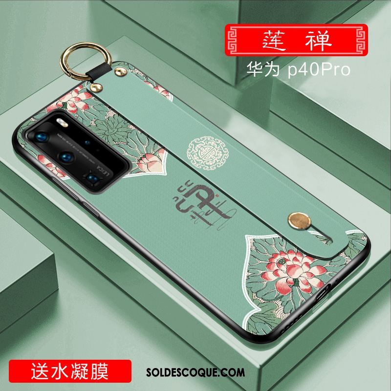 Coque Huawei P40 Pro Étui Délavé En Daim Luxe Incassable Très Mince Housse En Ligne