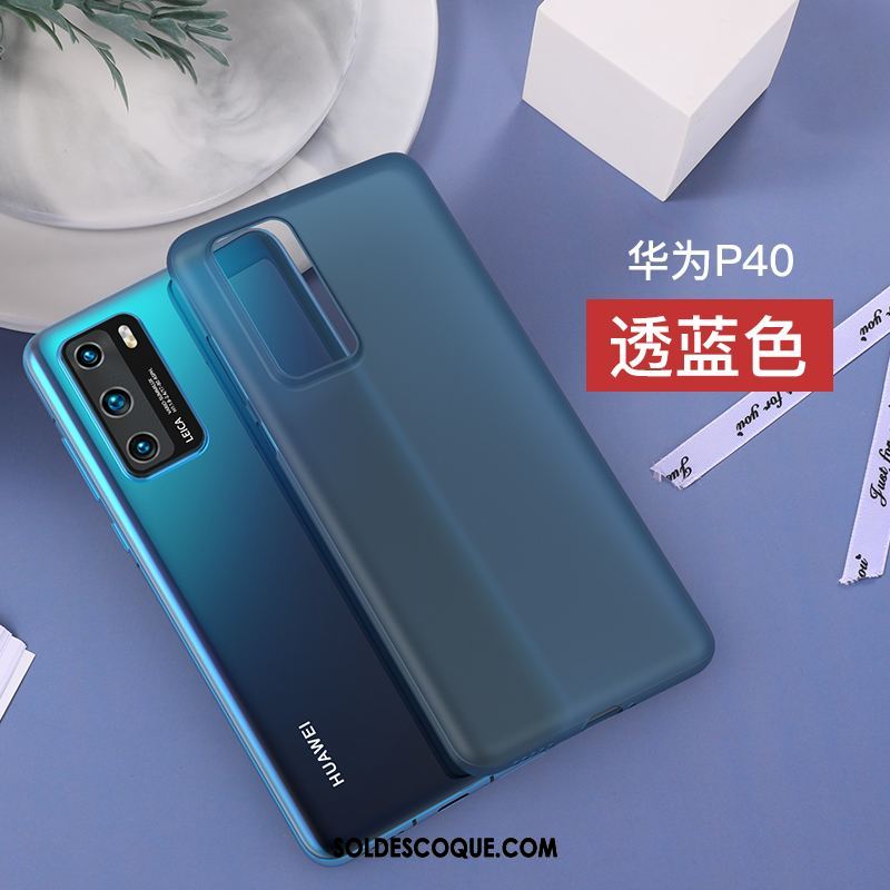 Coque Huawei P40 Tout Compris Net Rouge Modèle Fleurie Transparent Marque De Tendance Soldes