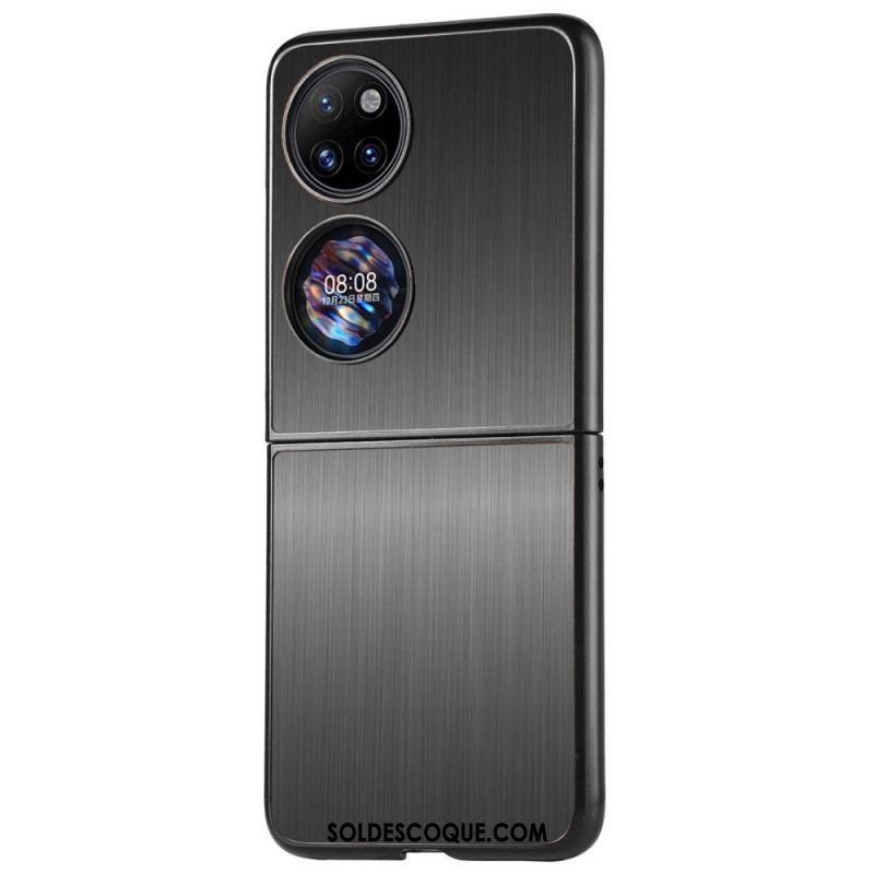 Coque Huawei P50 Pocket Effet Métal Brossé