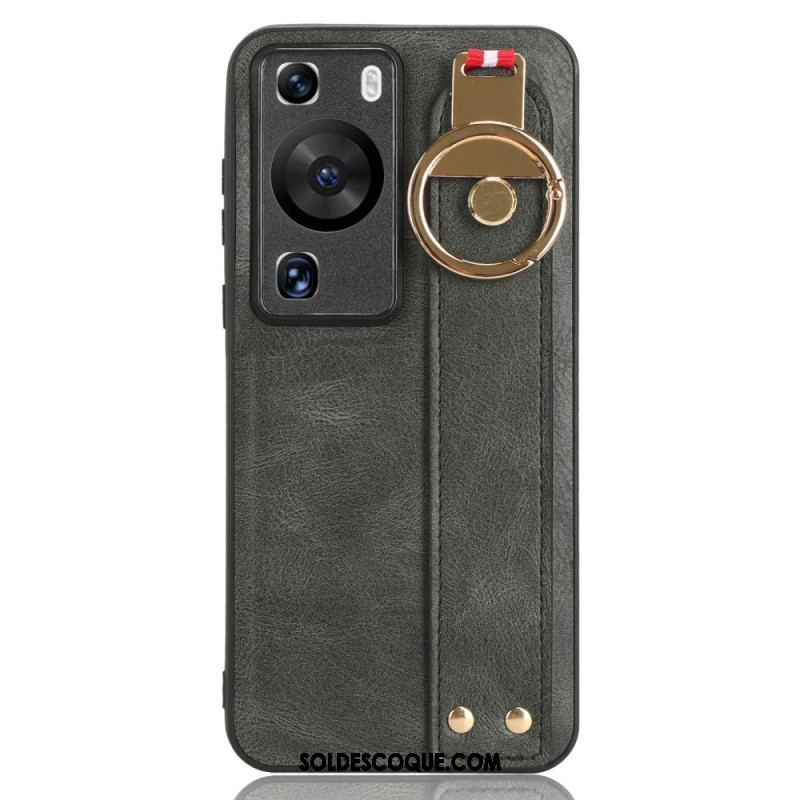 Coque Huawei P60 Pro avec Sangle et Anneau