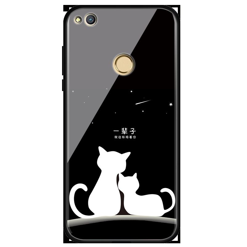 Coque Huawei P8 Lite 2017 Verre Étui Téléphone Portable Noir Jeunesse France