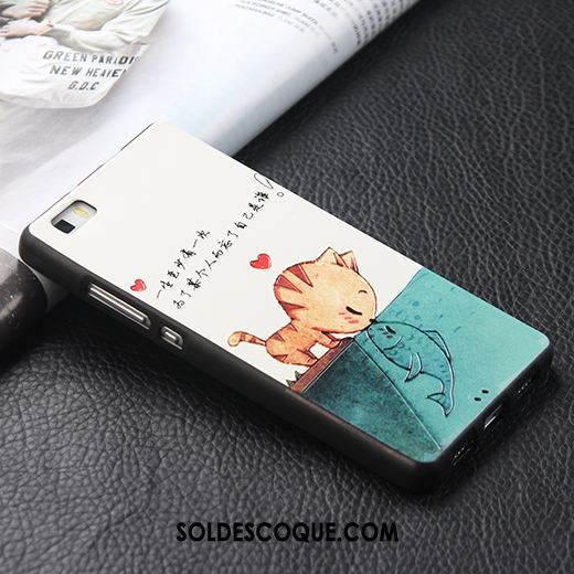 Coque Huawei P8 Lite Dessin Animé Silicone Téléphone Portable Étui Gaufrage En Ligne