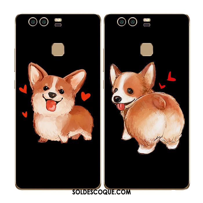 Coque Huawei P9 Amoureux Dessin Animé Fluide Doux Étui Silicone Pas Cher