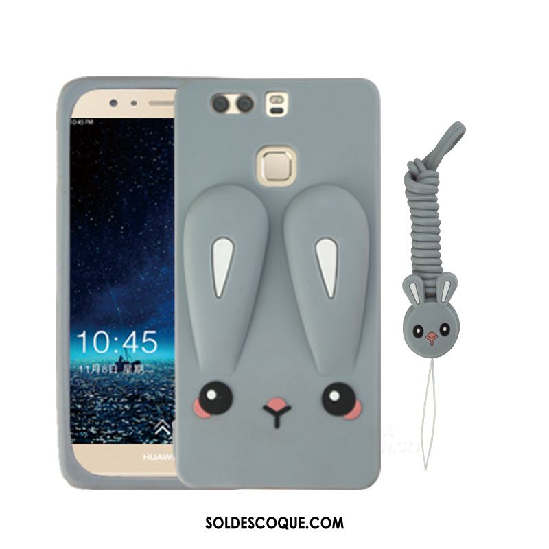 Coque Huawei P9 Fluide Doux Personnalité Gris Téléphone Portable Marque De Tendance Pas Cher