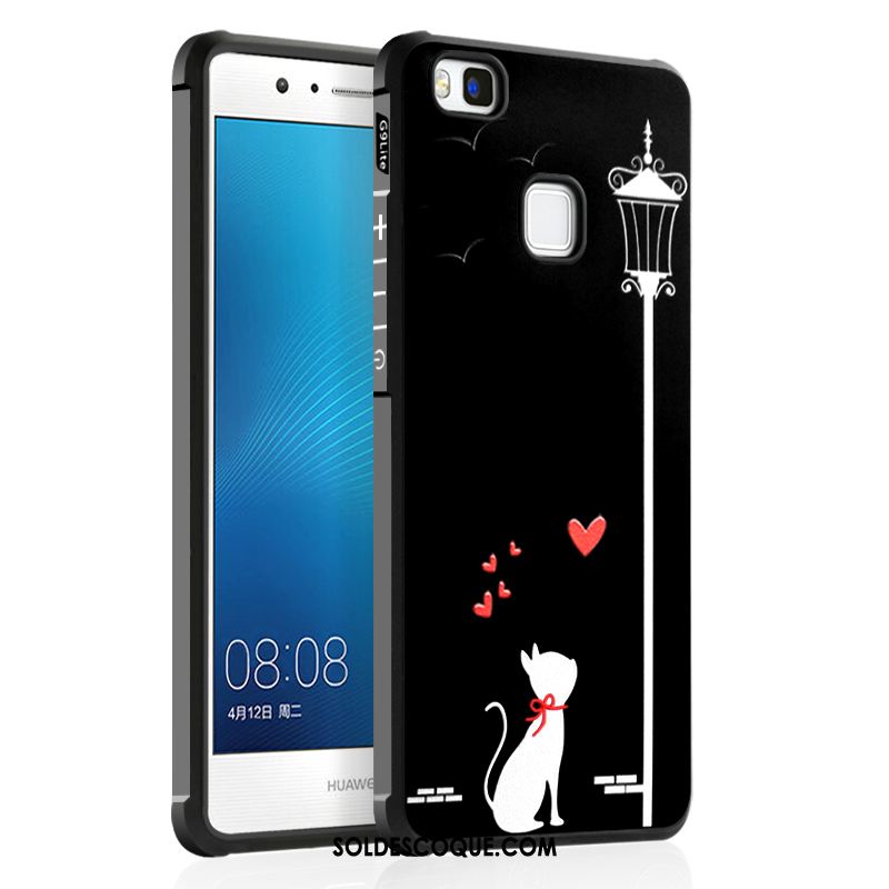 Coque Huawei P9 Lite Mini Noir Tout Compris Fluide Doux Jeunesse Pas Cher