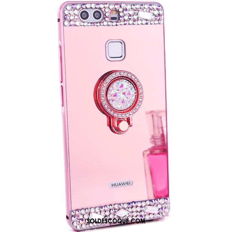 Coque Huawei P9 Plus Étui Téléphone Portable Strass Protection Incassable Soldes