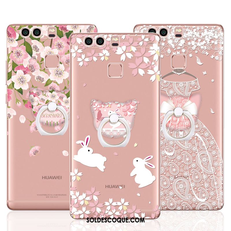 Coque Huawei P9 Protection Ornements Suspendus Charmant Silicone Étui Pas Cher