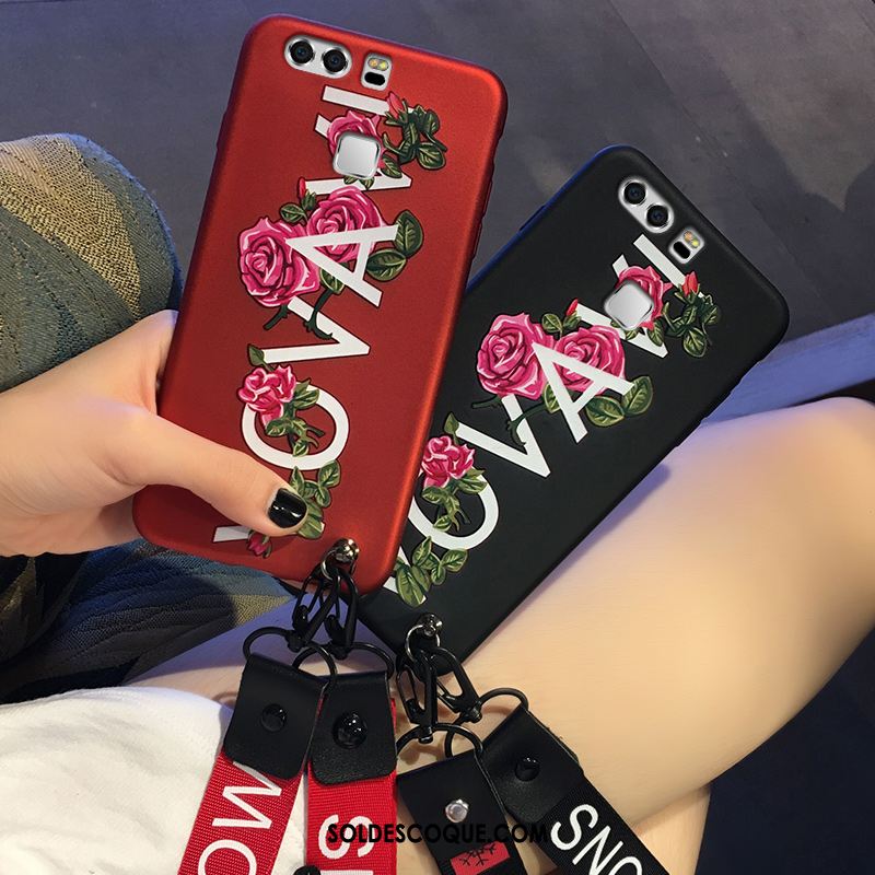 Coque Huawei P9 Tendance Net Rouge Téléphone Portable Personnalité Incassable France