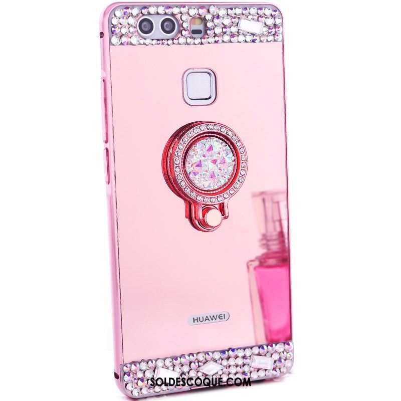 Coque Huawei P9 Tendance Protection Rose Incassable Étui Soldes