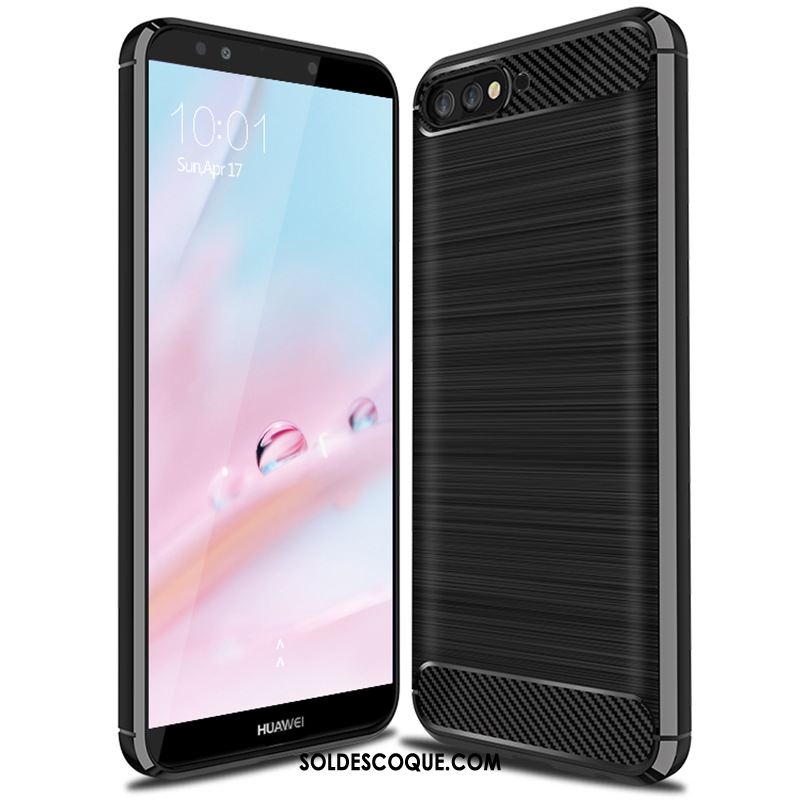 Coque Huawei Y6 2018 Créatif Protection Tendance Silicone Téléphone Portable Housse En Ligne