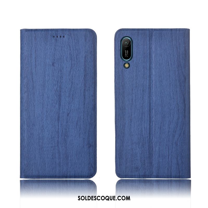 Coque Huawei Y6 2019 Silicone Étui Modèle Fleurie Étui En Cuir Protection Pas Cher