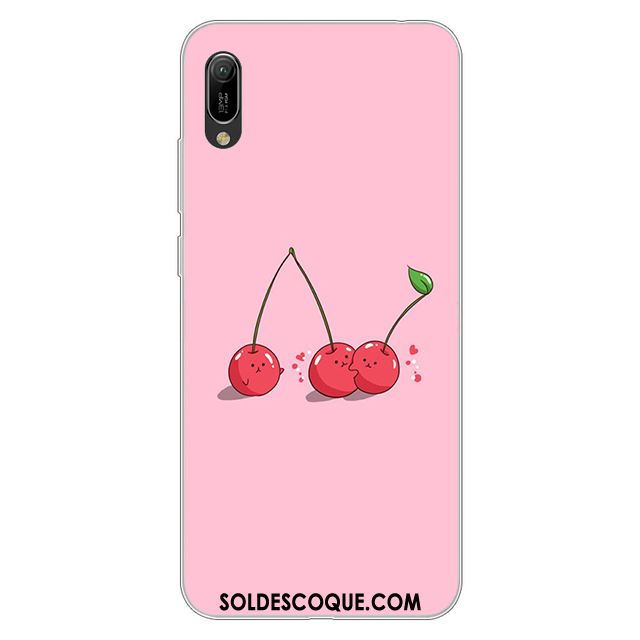 Coque Huawei Y6 2019 Étui Protection Silicone Dessin Animé Fluide Doux En Ligne