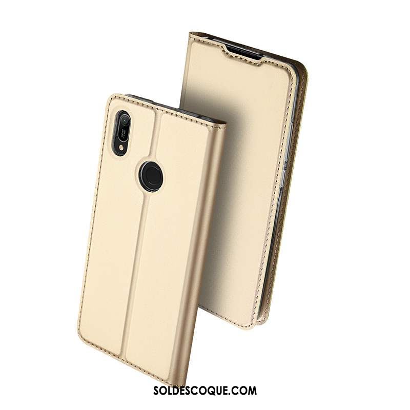 Coque Huawei Y6s Protection Fluide Doux Étui En Cuir Nouveau Or En Ligne