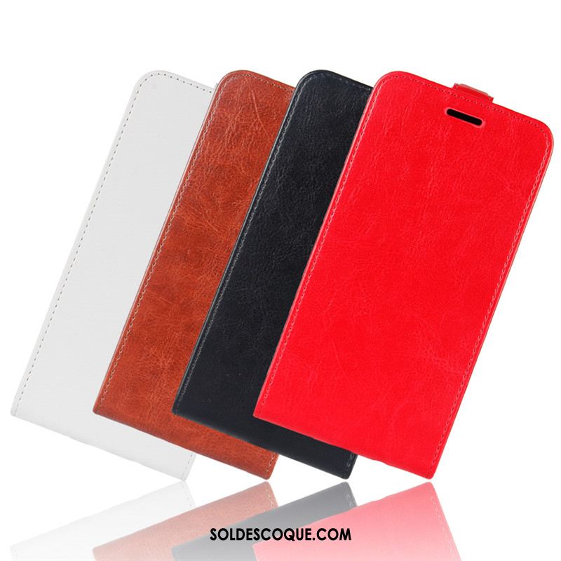 Coque Huawei Y7 2019 Portefeuille Protection Rouge Téléphone Portable Étui En Vente