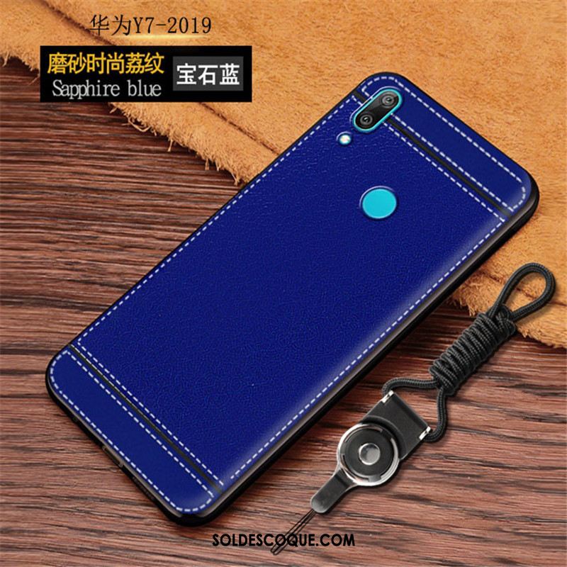 Coque Huawei Y7 2019 Protection Cuir Créatif Étui Sac Pas Cher