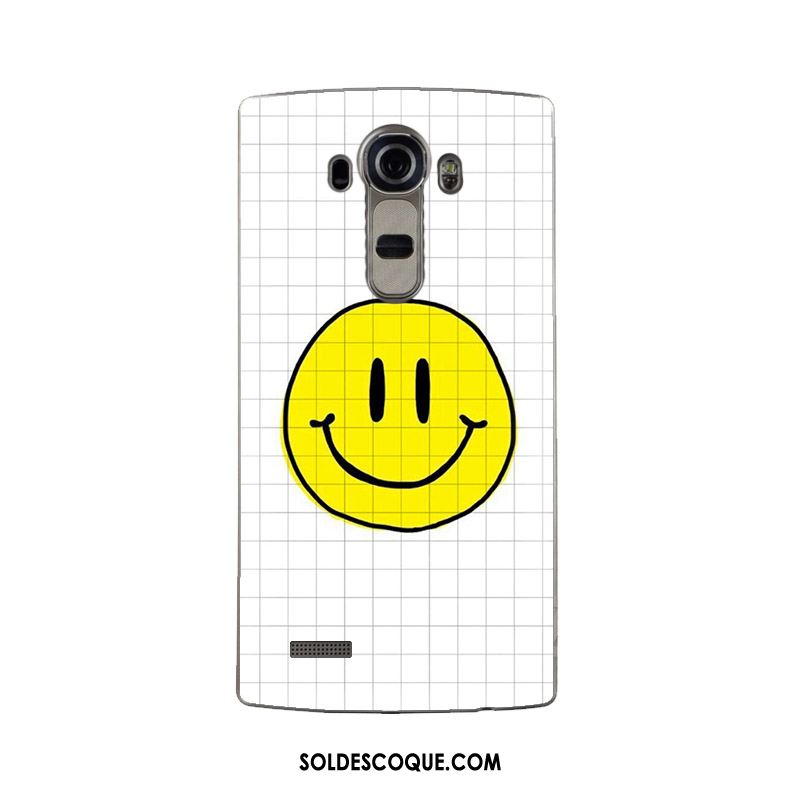 Coque Lg G4 Tout Compris Silicone Personnalisé Fluide Doux Blanc Soldes