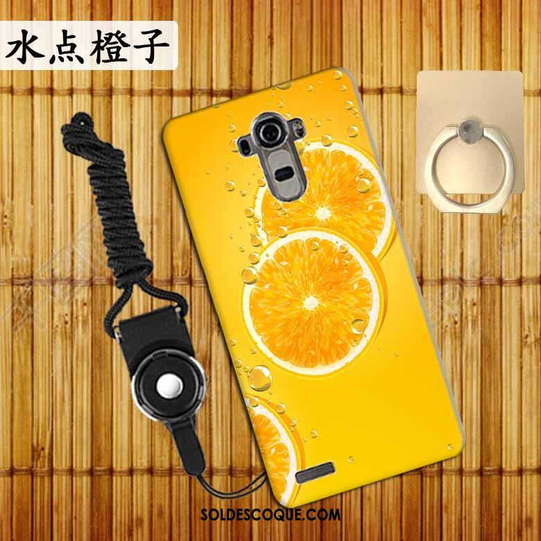 Coque Lg G4 Étui Protection Incassable Téléphone Portable Jaune Housse Pas Cher