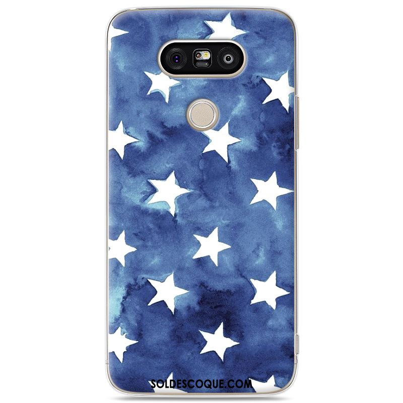 Coque Lg G5 Dessin Animé Étui Protection Créatif Bleu Housse France